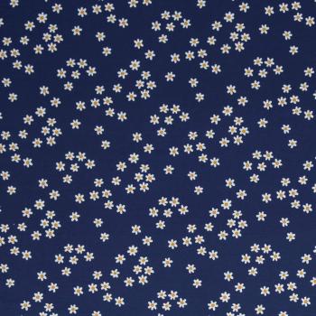 Baumwoll-Jersey Choose Happy Jersey by Käselotti, Blümchen, blau